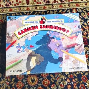 Vintage Where in the World is Carmen Sandiego? Board Game